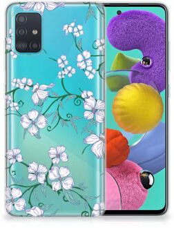 B2Ctelecom Back Case Samsung A51 TPU Siliconen Hoesje Blossom White