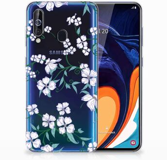 B2Ctelecom Back Case Samsung A60 TPU Siliconen Hoesje Blossom White