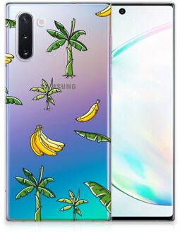 B2Ctelecom Back Case Samsung Note 10 TPU Siliconen Hoesje Banana Tree