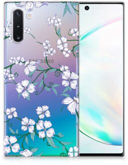 B2Ctelecom Back Case Samsung Note 10 TPU Siliconen Hoesje Blossom White