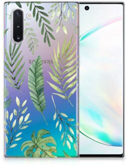 B2Ctelecom Back Case Samsung Note 10 TPU Siliconen Hoesje Leaves