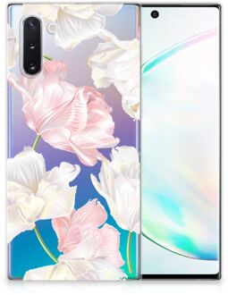 B2Ctelecom Back Case Samsung Note 10 TPU Siliconen Hoesje Lovely Flowers