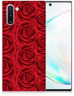 B2Ctelecom Back Case Samsung Note 10 TPU Siliconen Hoesje Rood Rose