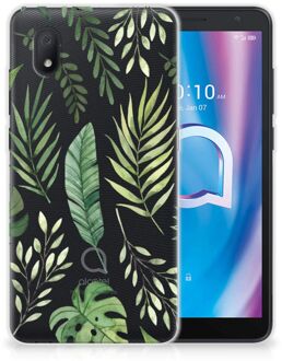 B2Ctelecom Back Case Siliconen Hoesje Alcatel 1B (2020) Telefoonhoesje Bladeren