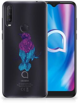 B2Ctelecom Back Case Siliconen Hoesje Alcatel 1S (2020) Telefoonhoesje met Naam Merel