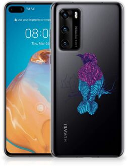 B2Ctelecom Back Case Siliconen Hoesje Huawei P40 Telefoonhoesje met Naam Merel