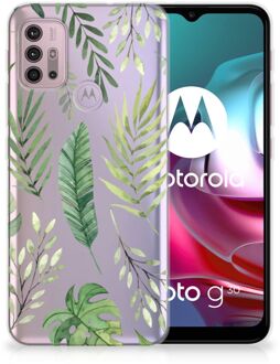 B2Ctelecom Back Case Siliconen Hoesje Motorola Moto G30 | G10 Telefoonhoesje Bladeren