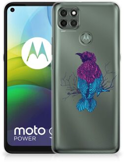 B2Ctelecom Back Case Siliconen Hoesje Motorola Moto G9 Power Telefoonhoesje met Naam Merel