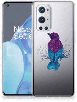 B2Ctelecom Back Case Siliconen Hoesje OnePlus 9 Pro Telefoonhoesje met Naam Merel