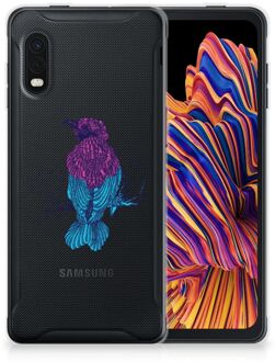 B2Ctelecom Back Case Siliconen Hoesje Samsung Xcover Pro Telefoonhoesje met Naam Merel