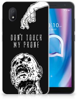 B2Ctelecom Back Case TPU Siliconen Hoesje Alcatel 1B (2020) Smartphone hoesje Super als Cadeautjes voor Hem Zombie