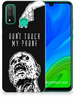 B2Ctelecom Back Case TPU Siliconen Hoesje Huawei P Smart 2020 Smartphone hoesje Super als Cadeautjes voor Hem Zombie