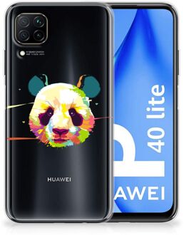 B2Ctelecom Back Case TPU Siliconen Hoesje Huawei P40 Lite Smartphone hoesje Panda Color