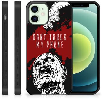 B2Ctelecom Back Case TPU Siliconen Hoesje iPhone 12 Mini GSM Hoesje met Zwarte rand Zombie Blood