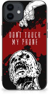 B2Ctelecom Back Case TPU Siliconen Hoesje iPhone 12 Pro | 12 (6.1") GSM Hoesje met Zwarte rand Zombie Blood