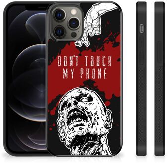 B2Ctelecom Back Case TPU Siliconen Hoesje iPhone 12 Pro Max GSM Hoesje met Zwarte rand Zombie Blood