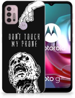 B2Ctelecom Back Case TPU Siliconen Hoesje Motorola Moto G30 | G10 Smartphone hoesje Super als Cadeautjes voor Hem Zombie