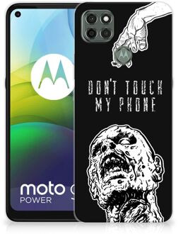 B2Ctelecom Back Case TPU Siliconen Hoesje Motorola Moto G9 Power Smartphone hoesje Super als Cadeautjes voor Hem Zombie