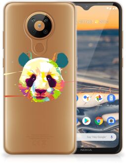 B2Ctelecom Back Case TPU Siliconen Hoesje Nokia 5.3 Smartphone hoesje Panda Color