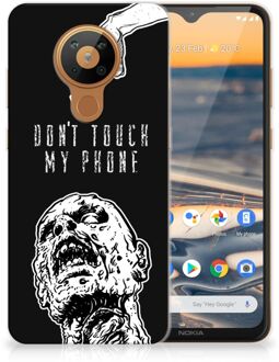 B2Ctelecom Back Case TPU Siliconen Hoesje Nokia 5.3 Smartphone hoesje Super als Cadeautjes voor Hem Zombie