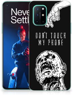 B2Ctelecom Back Case TPU Siliconen Hoesje OnePlus 8T Smartphone hoesje Super als Cadeautjes voor Hem Zombie