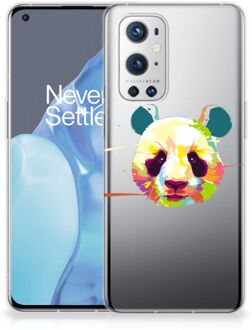 B2Ctelecom Back Case TPU Siliconen Hoesje OnePlus 9 Pro Smartphone hoesje Panda Color