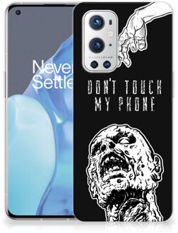 B2Ctelecom Back Case TPU Siliconen Hoesje OnePlus 9 Pro Smartphone hoesje Super als Cadeautjes voor Hem Zombie