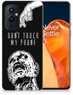 B2Ctelecom Back Case TPU Siliconen Hoesje OnePlus 9 Smartphone hoesje Super als Cadeautjes voor Hem Zombie