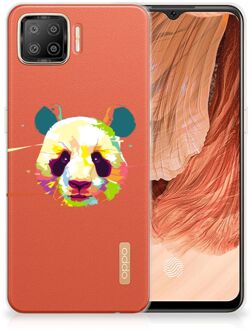 B2Ctelecom Back Case TPU Siliconen Hoesje OPPO A73 4G Smartphone hoesje Panda Color