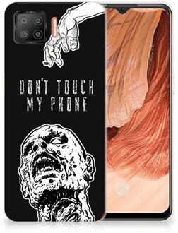 B2Ctelecom Back Case TPU Siliconen Hoesje OPPO A73 4G Smartphone hoesje Super als Cadeautjes voor Hem Zombie