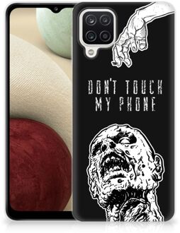 B2Ctelecom Back Case TPU Siliconen Hoesje Samsung Galaxy A12 Smartphone hoesje Super als Cadeautjes voor Hem Zombie