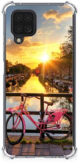 B2Ctelecom Back Case TPU Siliconen Hoesje Samsung Galaxy A12 Telefoon Hoesje met doorzichtige rand Amsterdamse Grachten