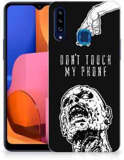 B2Ctelecom Back Case TPU Siliconen Hoesje Samsung Galaxy A20s Smartphone hoesje Super als Cadeautjes voor Hem Zombie