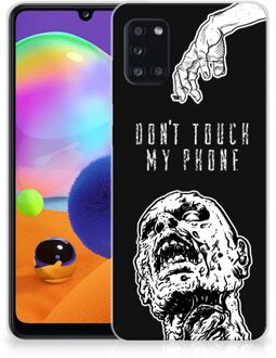 B2Ctelecom Back Case TPU Siliconen Hoesje Samsung Galaxy A31 Smartphone hoesje Super als Cadeautjes voor Hem Zombie