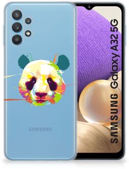 B2Ctelecom Back Case TPU Siliconen Hoesje Samsung Galaxy A32 5G Smartphone hoesje Panda Color