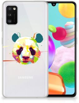 B2Ctelecom Back Case TPU Siliconen Hoesje Samsung Galaxy A41 Smartphone hoesje Panda Color