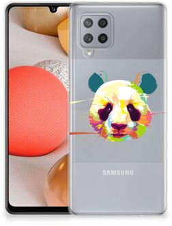 B2Ctelecom Back Case TPU Siliconen Hoesje Samsung Galaxy A42 Smartphone hoesje Panda Color