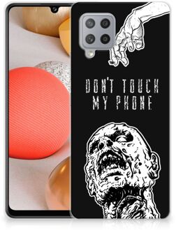 B2Ctelecom Back Case TPU Siliconen Hoesje Samsung Galaxy A42 Smartphone hoesje Super als Cadeautjes voor Hem Zombie