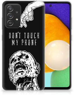 B2Ctelecom Back Case TPU Siliconen Hoesje Samsung Galaxy A52 (5G/4G) Smartphone hoesje Super als Cadeautjes voor Hem Zombie