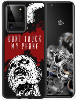 B2Ctelecom Back Case TPU Siliconen Hoesje Samsung Galaxy S20 Ultra GSM Hoesje met Zwarte rand Zombie Blood