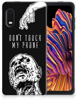 B2Ctelecom Back Case TPU Siliconen Hoesje Samsung Xcover Pro Smartphone hoesje Super als Cadeautjes voor Hem Zombie