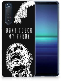 B2Ctelecom Back Case TPU Siliconen Hoesje Sony Xperia 5II Smartphone hoesje Super als Cadeautjes voor Hem Zombie