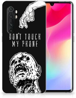 B2Ctelecom Back Case TPU Siliconen Hoesje Xiaomi Mi Note 10 Lite Smartphone hoesje Super als Cadeautjes voor Hem Zombie