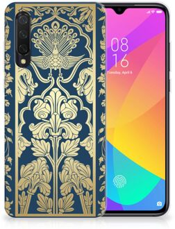 B2Ctelecom Back Case Xiaomi Mi 9 Lite TPU Siliconen Hoesje Golden Flowers
