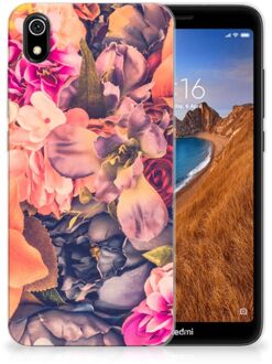 B2Ctelecom Back Case Xiaomi Redmi 7A TPU Siliconen Hoesje Bosje Bloemen