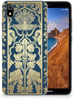 B2Ctelecom Back Case Xiaomi Redmi 7A TPU Siliconen Hoesje Golden Flowers