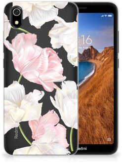 B2Ctelecom Back Case Xiaomi Redmi 7A TPU Siliconen Hoesje Lovely Flowers