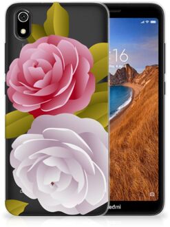 B2Ctelecom Back Case Xiaomi Redmi 7A TPU Siliconen Hoesje Roses