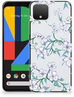 B2Ctelecom Back Cover Google Pixel 4 TPU Siliconen Hoesje Blossom White