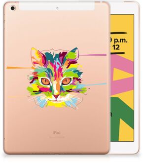 B2Ctelecom Back Cover hoesje iPad 10.2 (2019) | iPad 10.2 (2020) Cat Color